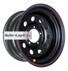 Off-Road Wheels 7x15/5x139,7 ET25 D110 УАЗ Черный (треуг. мелкий, с увелич.полкой под суппорт)