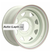 Off-Road Wheels 7x15/5x139,7 ET0 D110 УАЗ (треуг. мелкий) Белый